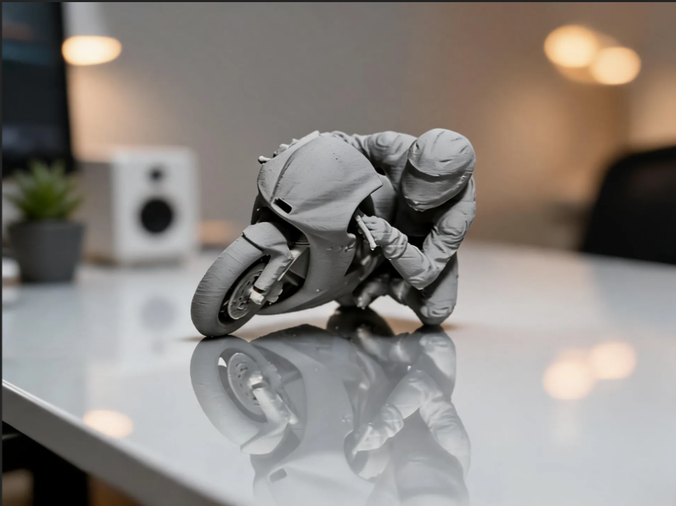 MotoGP Racing Motorcycle Figure