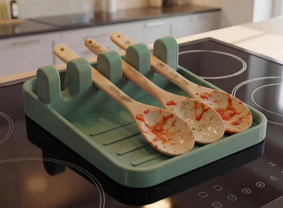 Multi-Slot Kitchen Utensil Rest